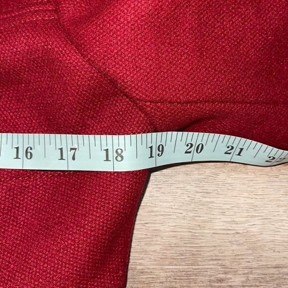 Donatella Vintage Women's Printed Lining Wool Button Single Breasted Coat Cherry - Picture 8 of 9